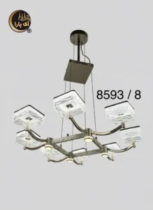 لوستر آویز 8 شعله کد 8593