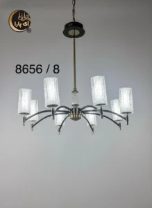 لوستر آویز 8 شعله کد 8656