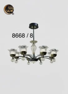 لوستر آویز 8 شعله کد 8668